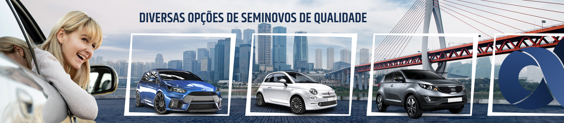 Diversas opções de seminovos